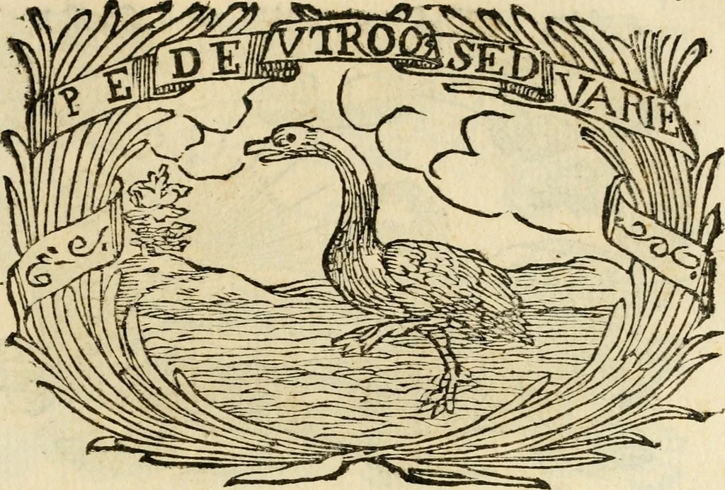 An illustration from Imprese dell' Offitioso, accademico intronato, 1628, leaf 164
