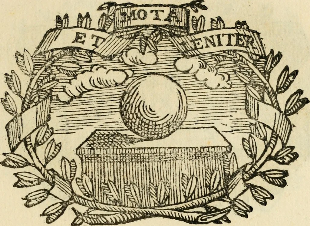 An illustration from Imprese dell' Offitioso, accademico intronato, 1628, leaf 168
