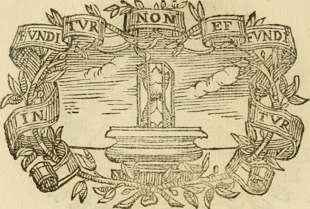 An illustration from Imprese dell' Offitioso, accademico intronato, 1628, leaf 169