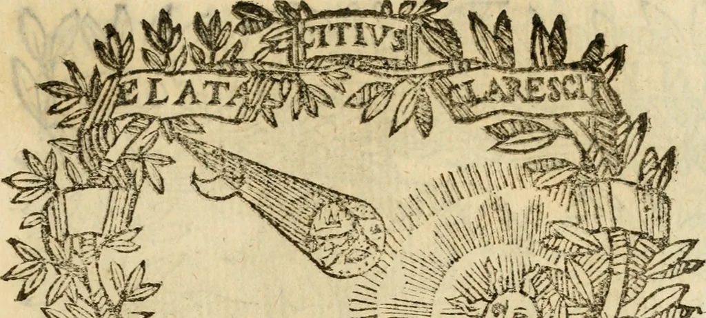 An illustration from Imprese dell' Offitioso, accademico intronato, 1628, leaf 192