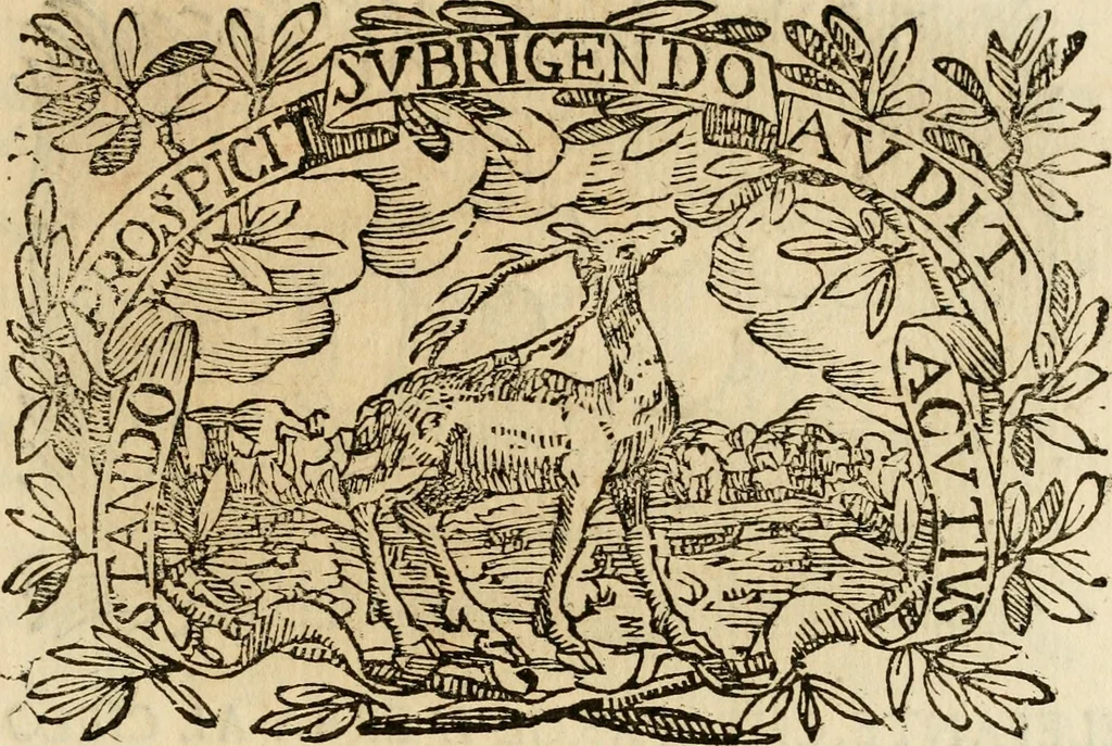 An illustration from Imprese dell' Offitioso, accademico intronato, 1628, leaf 230