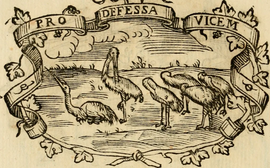 An illustration from Imprese dell' Offitioso, accademico intronato, 1628, leaf 243
