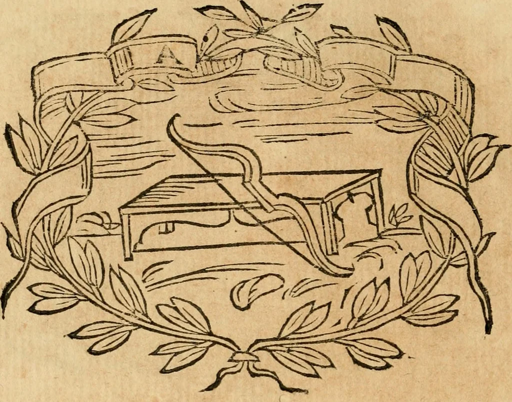 An illustration from Imprese dell' Offitioso, accademico intronato, 1628, leaf 253