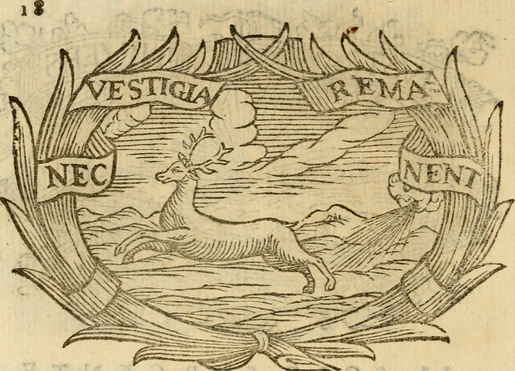 An illustration from Imprese dell' Offitioso, accademico intronato, 1628, leaf 293