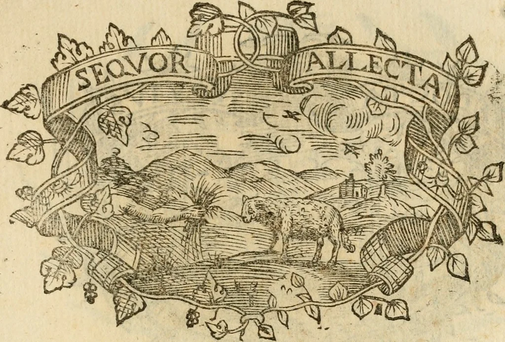 An illustration from Imprese dell' Offitioso, accademico intronato, 1628, leaf 294