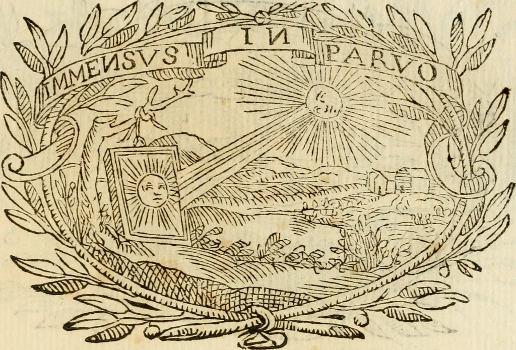 An illustration from Imprese dell' Offitioso, accademico intronato, 1628, leaf 310