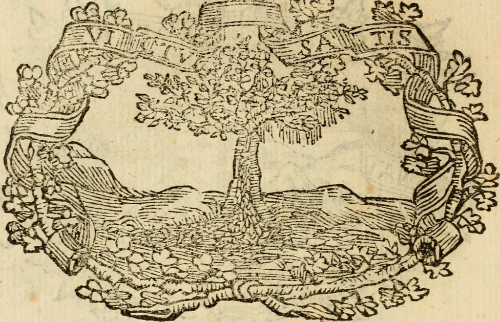 An illustration from Imprese dell' Offitioso, accademico intronato, 1628, leaf 319
