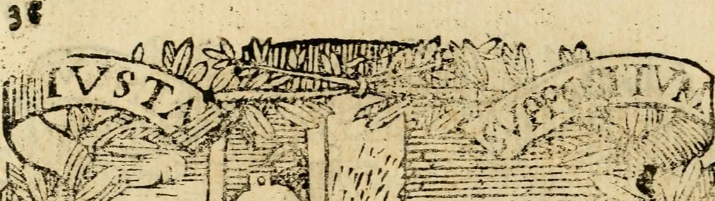 An illustration from Imprese dell' Offitioso, accademico intronato, 1628, leaf 321