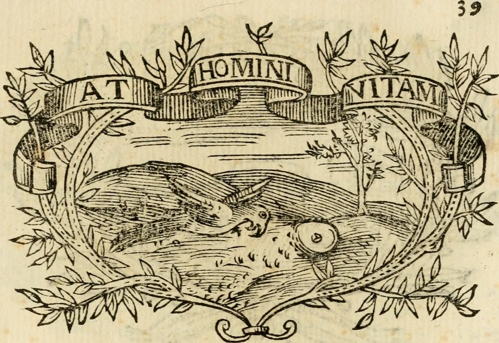An illustration from Imprese dell' Offitioso, accademico intronato, 1628, leaf 322