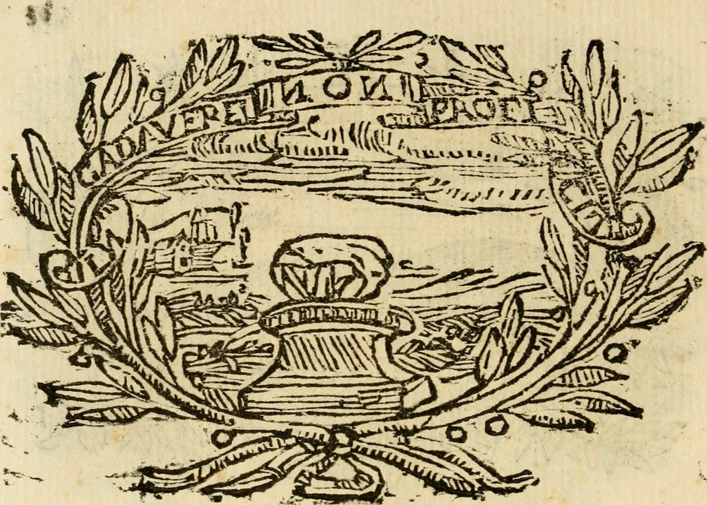 An illustration from Imprese dell' Offitioso, accademico intronato, 1628, leaf 323