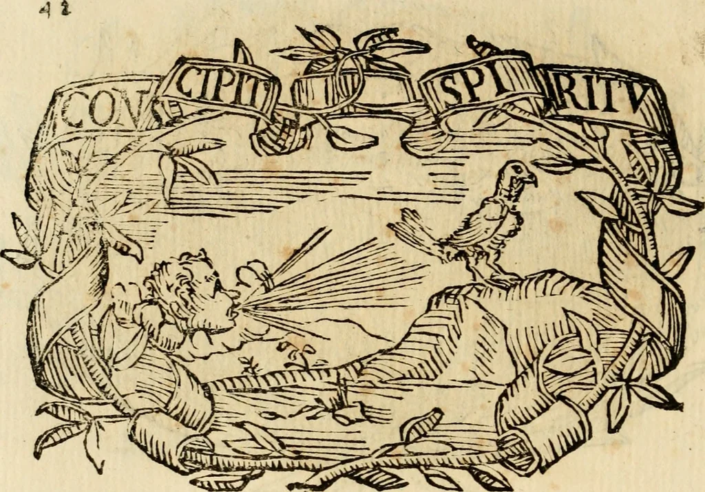 An illustration from Imprese dell' Offitioso, accademico intronato, 1628, leaf 325