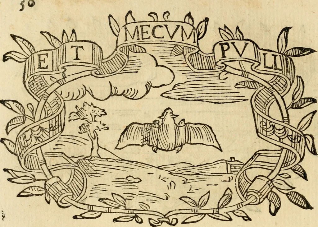 An illustration from Imprese dell' Offitioso, accademico intronato, 1628, leaf 341