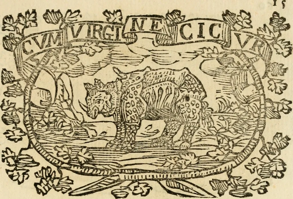 An illustration from Imprese dell' Offitioso, accademico intronato, 1628, leaf 342