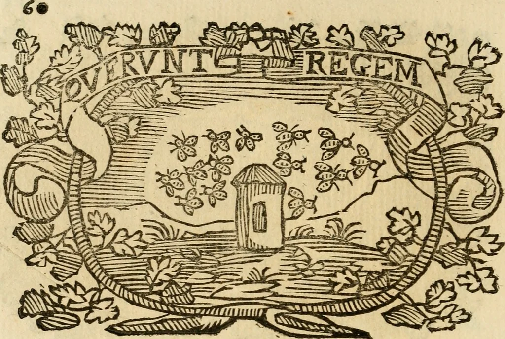 An illustration from Imprese dell' Offitioso, accademico intronato, 1628, leaf 343