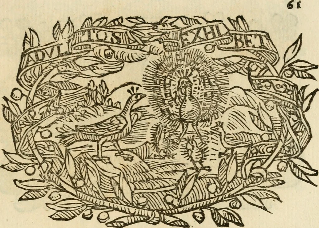 An illustration from Imprese dell' Offitioso, accademico intronato, 1628, leaf 344