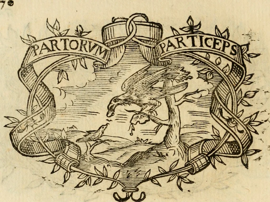 An illustration from Imprese dell' Offitioso, accademico intronato, 1628, leaf 353