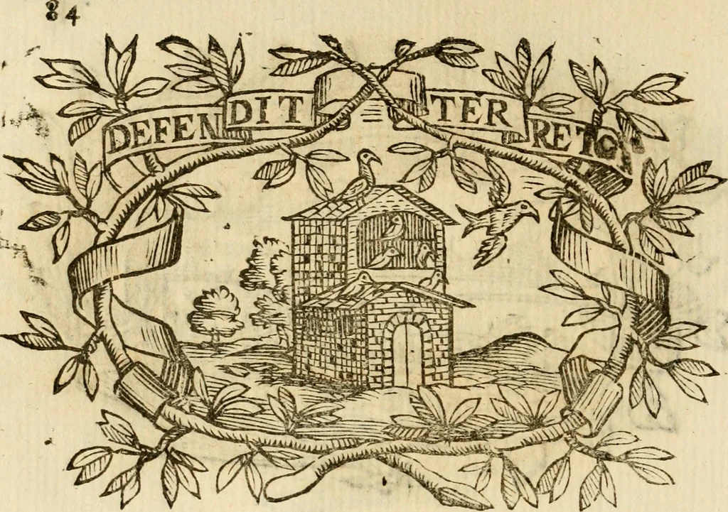 An illustration from Imprese dell' Offitioso, accademico intronato, 1628, leaf 359