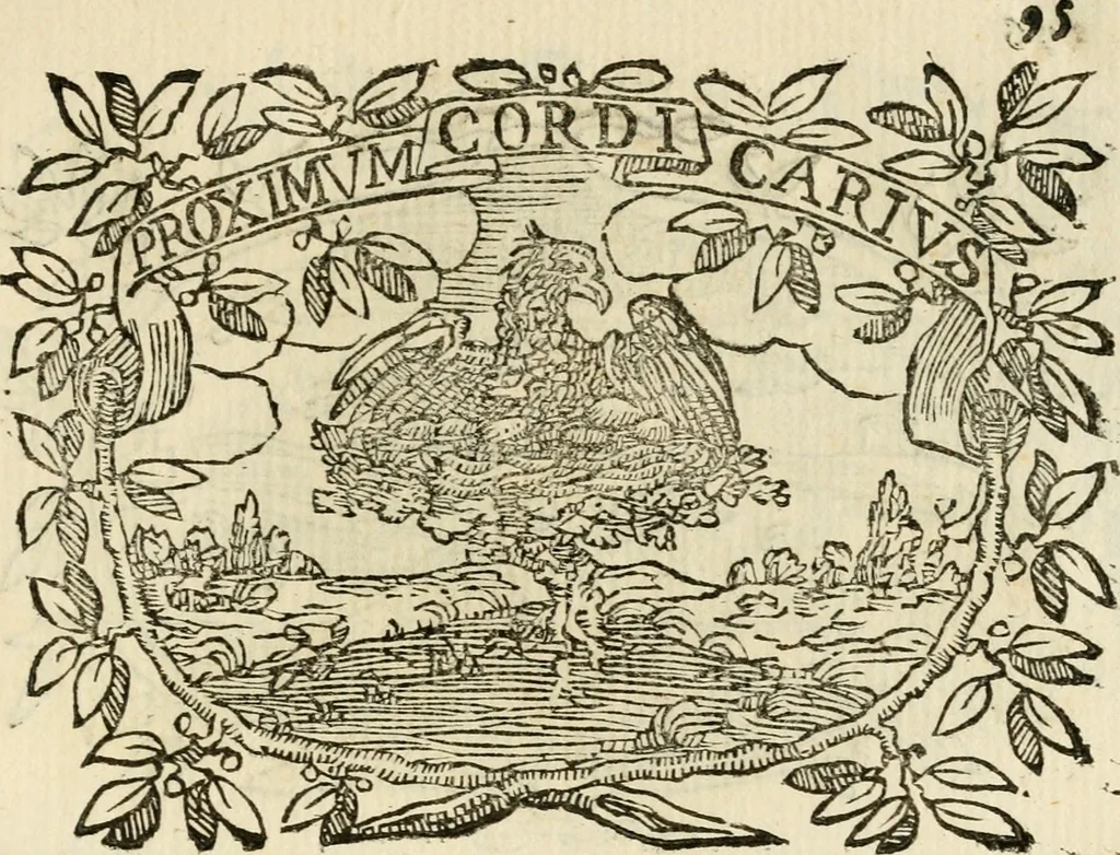 An illustration from Imprese dell' Offitioso, accademico intronato, 1628, leaf 370