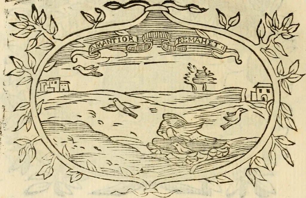 An illustration from Imprese dell' Offitioso, accademico intronato, 1628, leaf 371