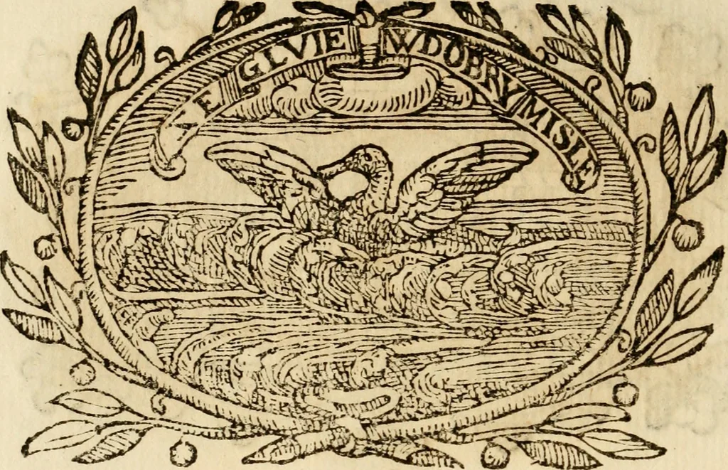 An illustration from Imprese dell' Offitioso, accademico intronato, 1628, leaf 375