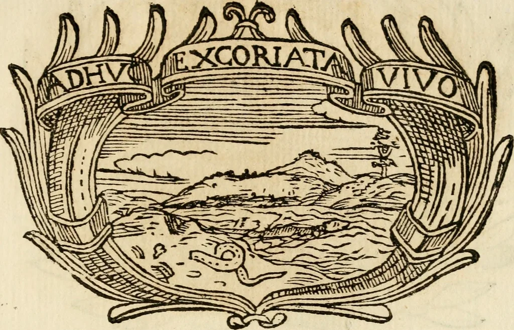 An illustration from Imprese dell' Offitioso, accademico intronato, 1628, leaf 376