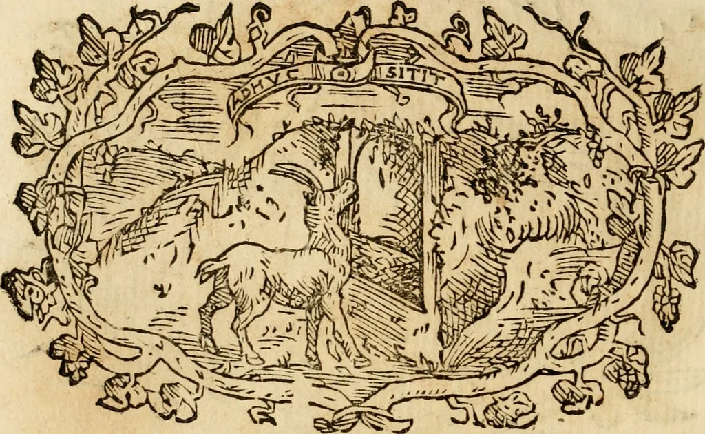 An illustration from Imprese dell' Offitioso, accademico intronato, 1628, leaf 409