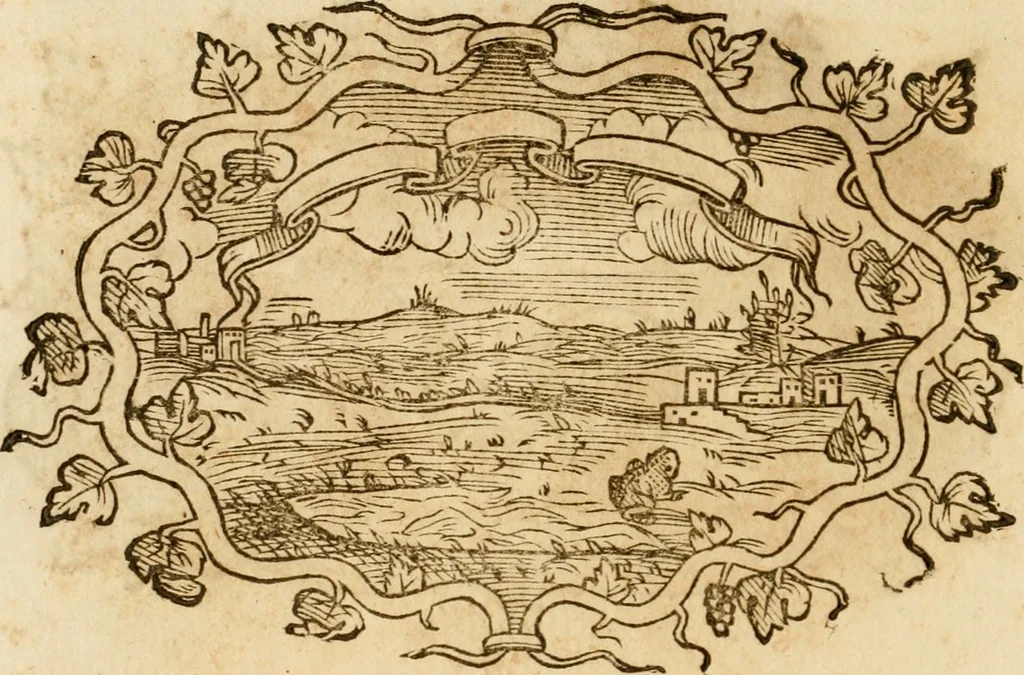 An illustration from Imprese dell' Offitioso, accademico intronato, 1628, leaf 419