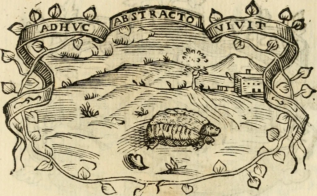An illustration from Imprese dell' Offitioso, accademico intronato, 1628, leaf 432
