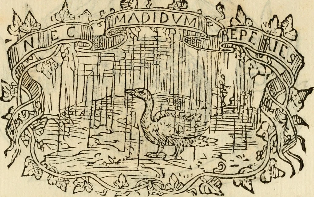 An illustration from Imprese dell' Offitioso, accademico intronato, 1628, leaf 434
