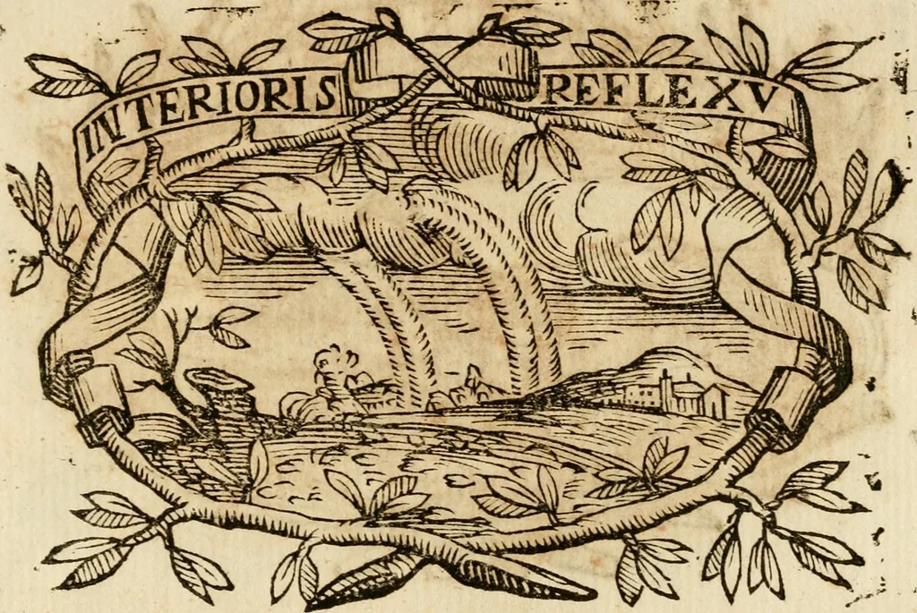 An illustration from Imprese dell' Offitioso, accademico intronato, 1628, leaf 438