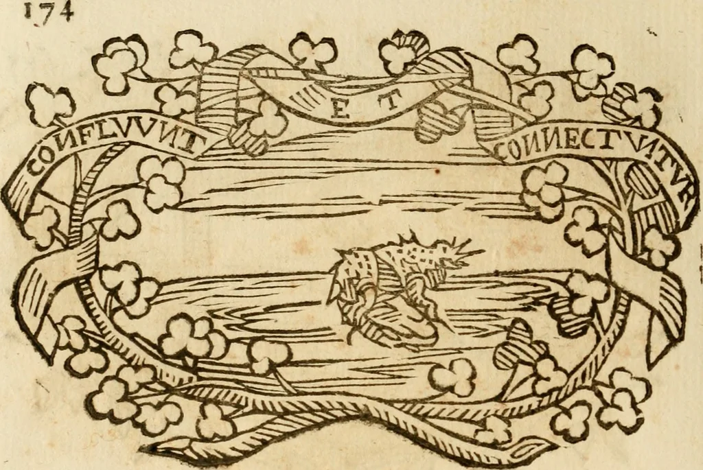 An illustration from Imprese dell' Offitioso, accademico intronato, 1628, leaf 449