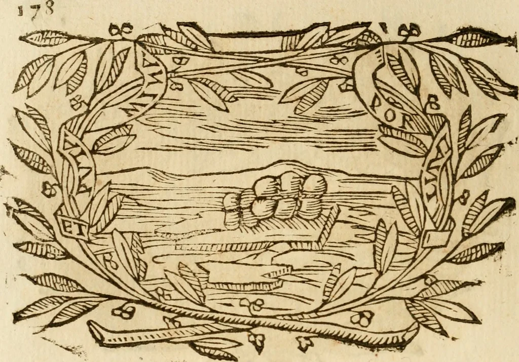An illustration from Imprese dell' Offitioso, accademico intronato, 1628, leaf 453