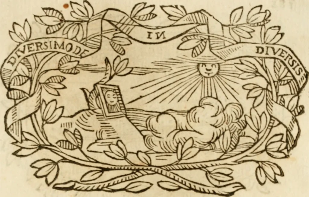 An illustration from Imprese dell' Offitioso, accademico intronato, 1628, leaf 456