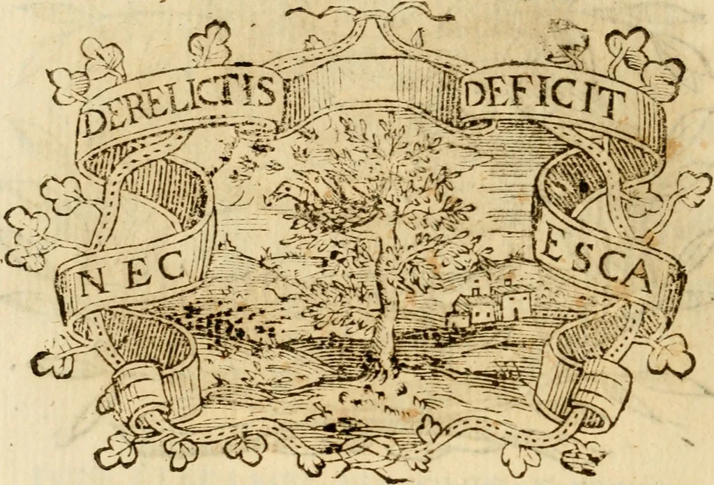 An illustration from Imprese dell' Offitioso, accademico intronato, 1628, leaf 461
