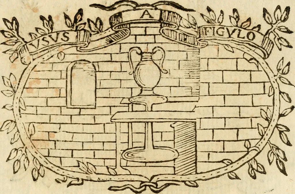 An illustration from Imprese dell' Offitioso, accademico intronato, 1628, leaf 462