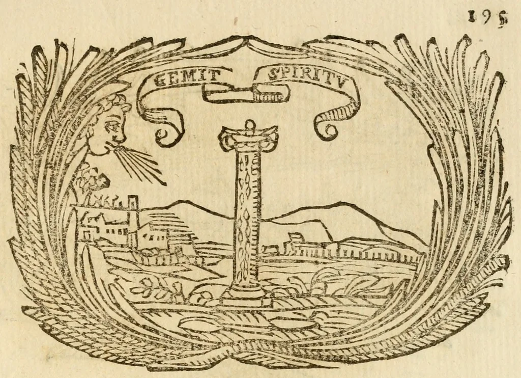An illustration from Imprese dell' Offitioso, accademico intronato, 1628, leaf 470