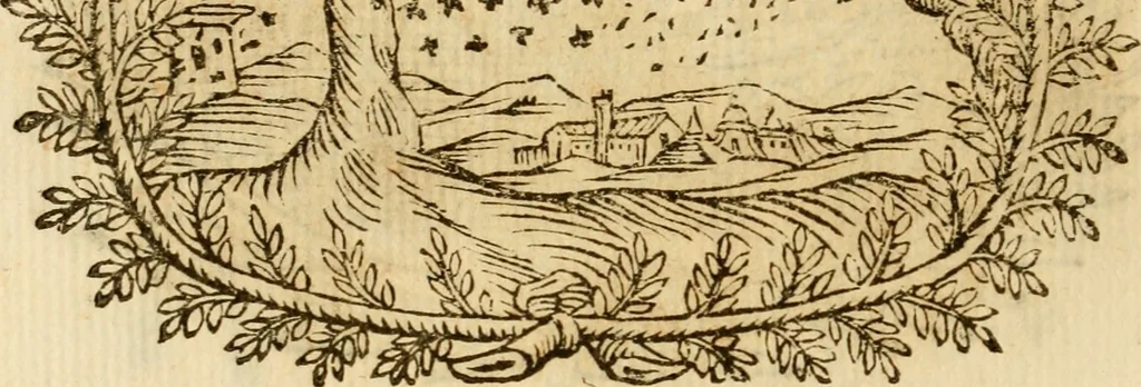 An illustration from Imprese dell' Offitioso, accademico intronato, 1628, leaf 479
