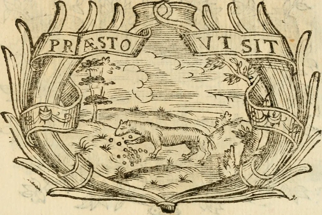 An illustration from Imprese dell' Offitioso, accademico intronato, 1628, leaf 490