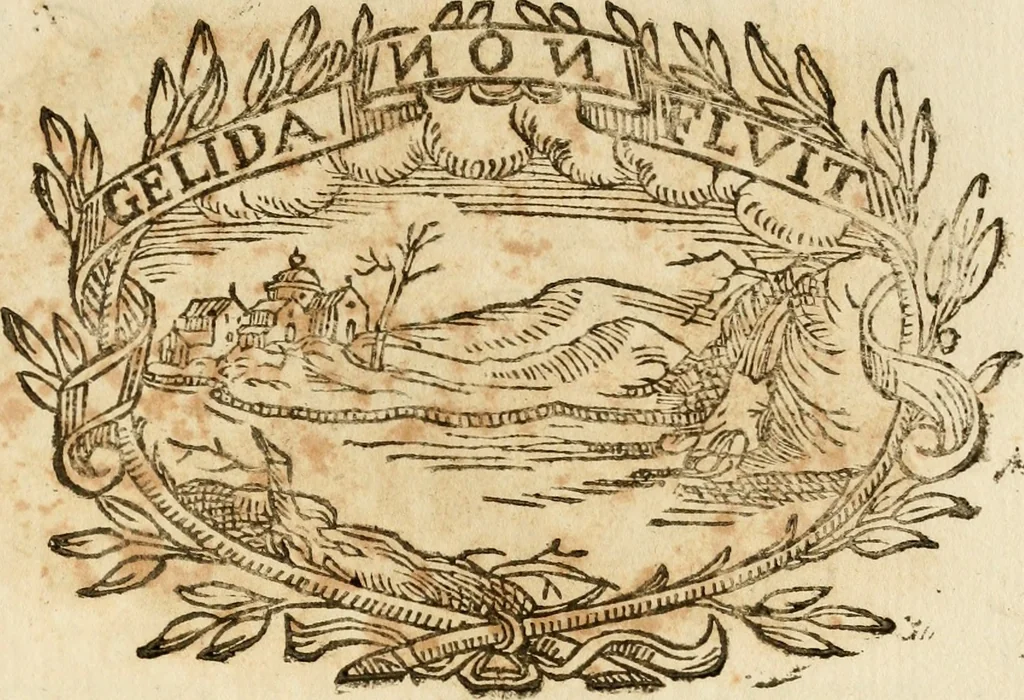An illustration from Imprese dell' Offitioso, accademico intronato, 1628, leaf 494