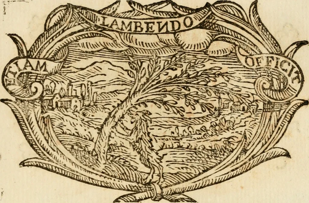 An illustration from Imprese dell' Offitioso, accademico intronato, 1628, leaf 498