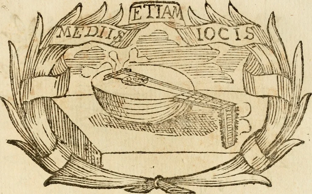 An illustration from Imprese dell' Offitioso, accademico intronato, 1628, leaf 506