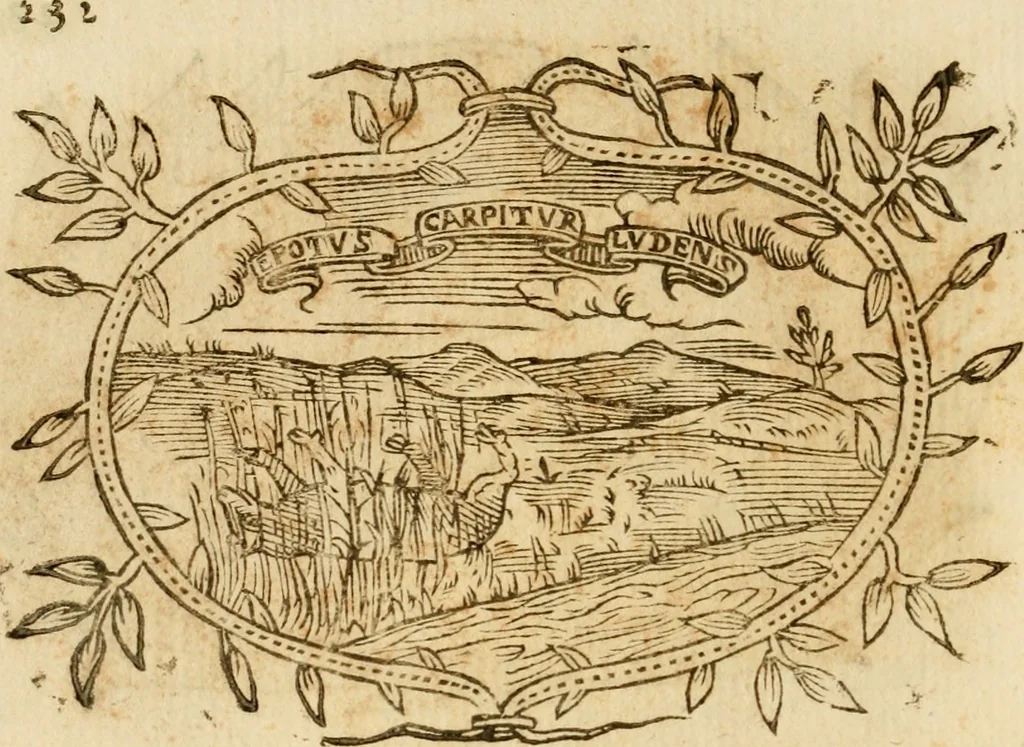 An illustration from Imprese dell' Offitioso, accademico intronato, 1628, leaf 507