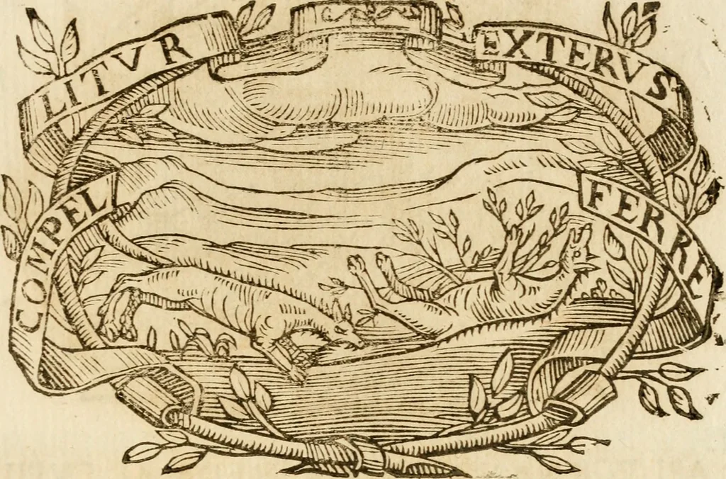 An illustration from Imprese dell' Offitioso, accademico intronato, 1628, leaf 510