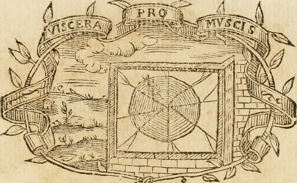 An illustration from Imprese dell' Offitioso, accademico intronato, 1628, leaf 512