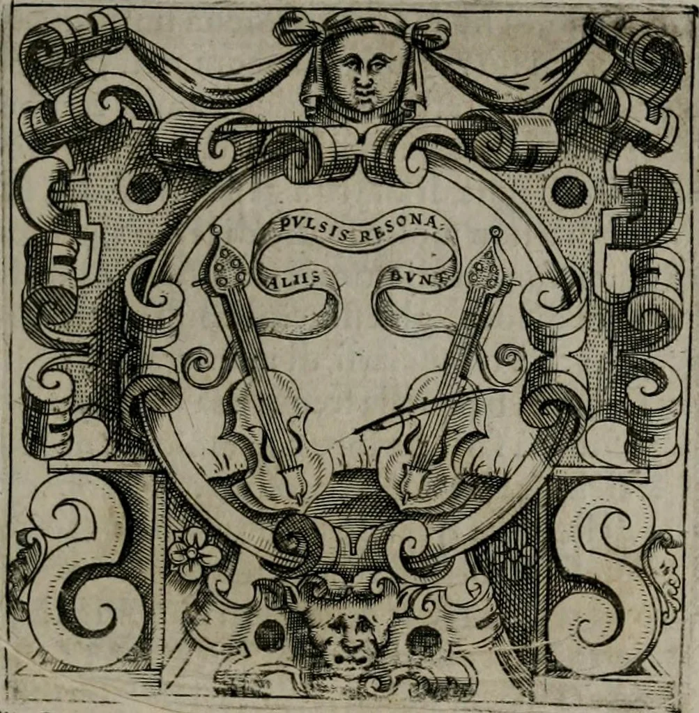 An illustration from Imprese illustri di diuersi : co i discorsi, 1586, leaf 12