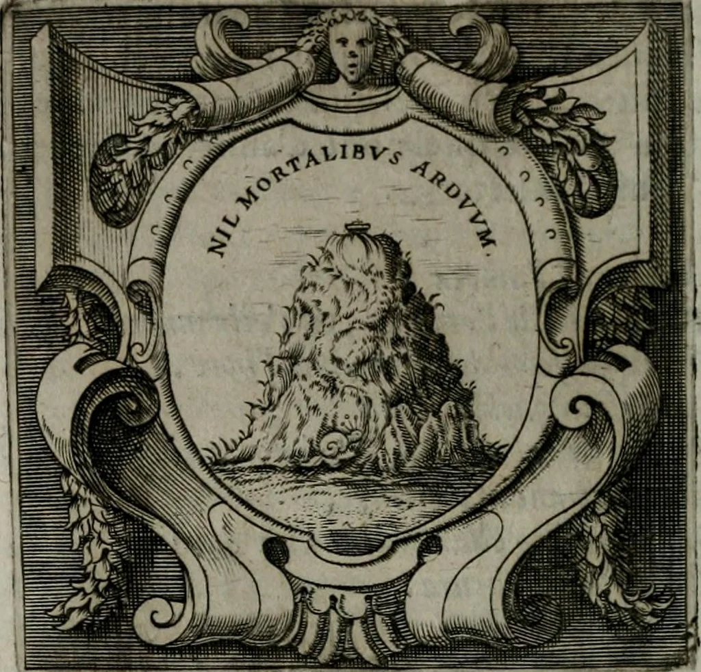 An illustration from Imprese illustri di diuersi : co i discorsi, 1586, leaf 129