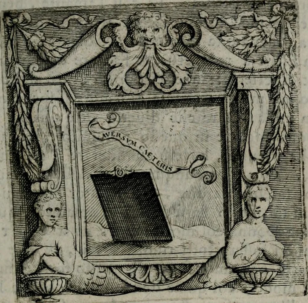An illustration from Imprese illustri di diuersi : co i discorsi, 1586, leaf 138