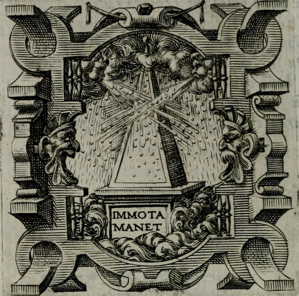 An illustration from Imprese illustri di diuersi : co i discorsi, 1586, leaf 147