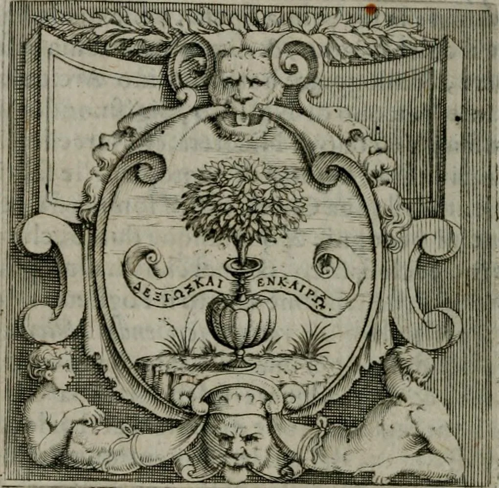 An illustration from Imprese illustri di diuersi : co i discorsi, 1586, leaf 161