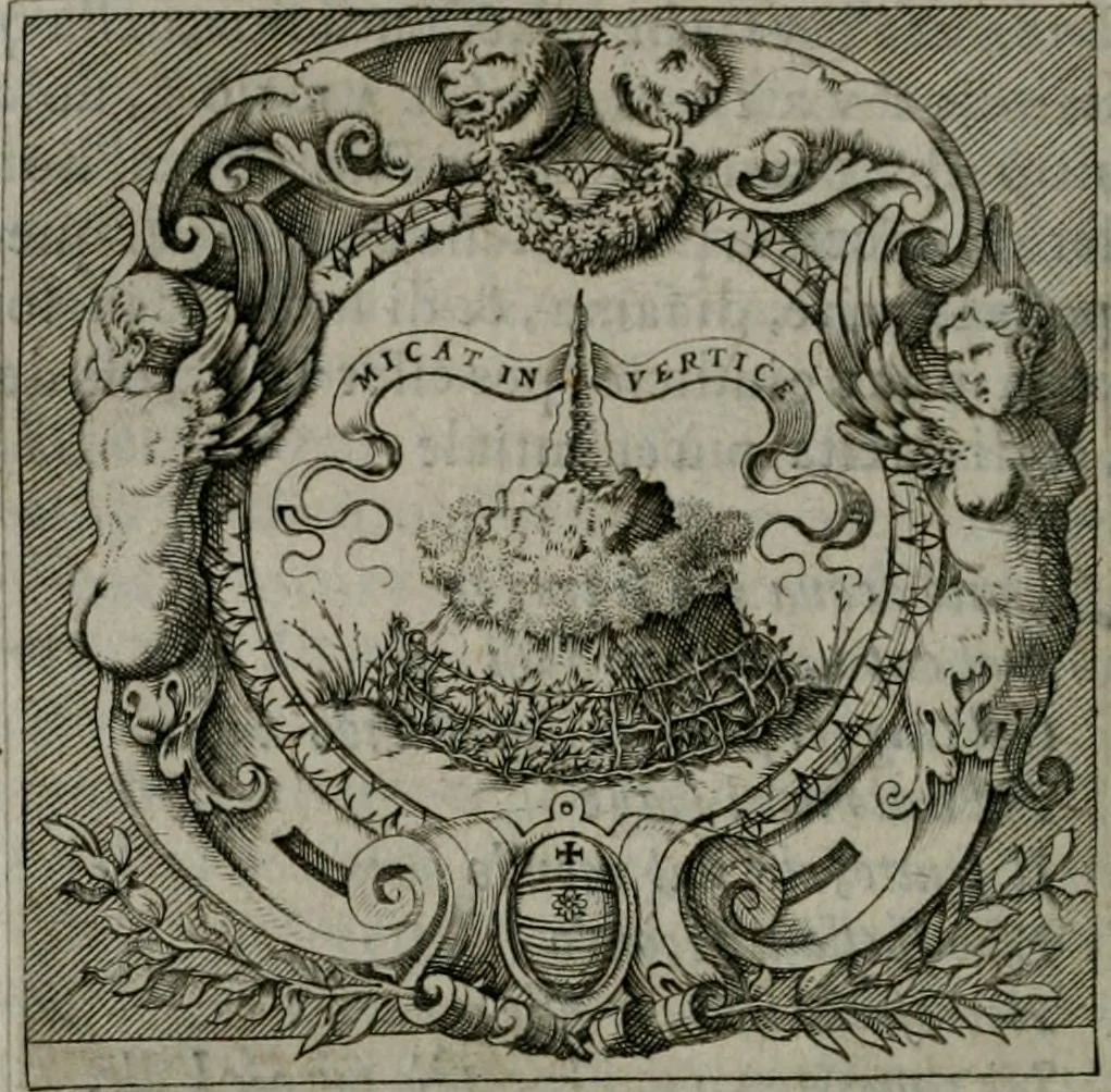 An illustration from Imprese illustri di diuersi : co i discorsi, 1586, leaf 167